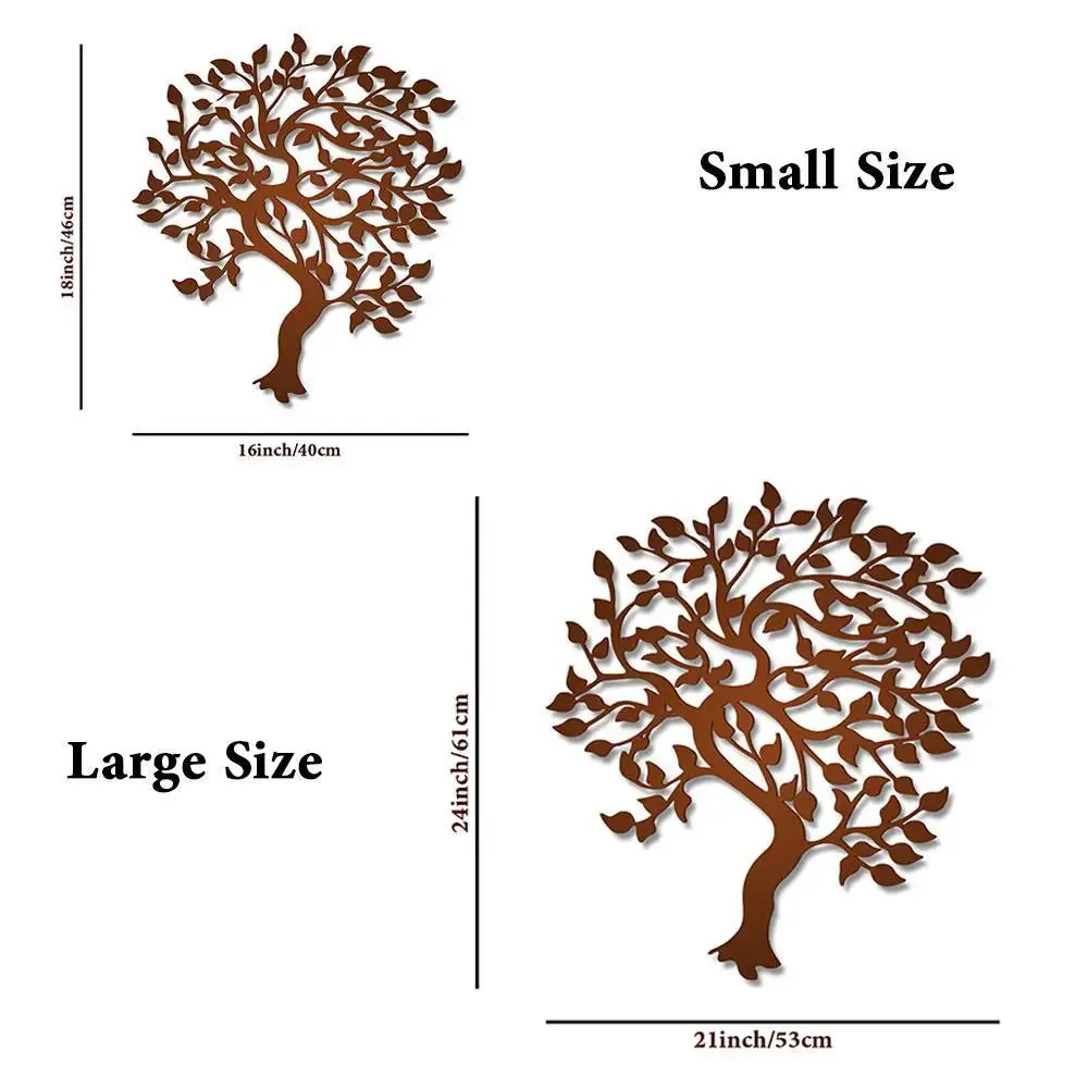 Beautiful Tree Design Wooden Wall Hanging, Living Room Wooden Wall Decoration Medium(18 inch X 16inch)