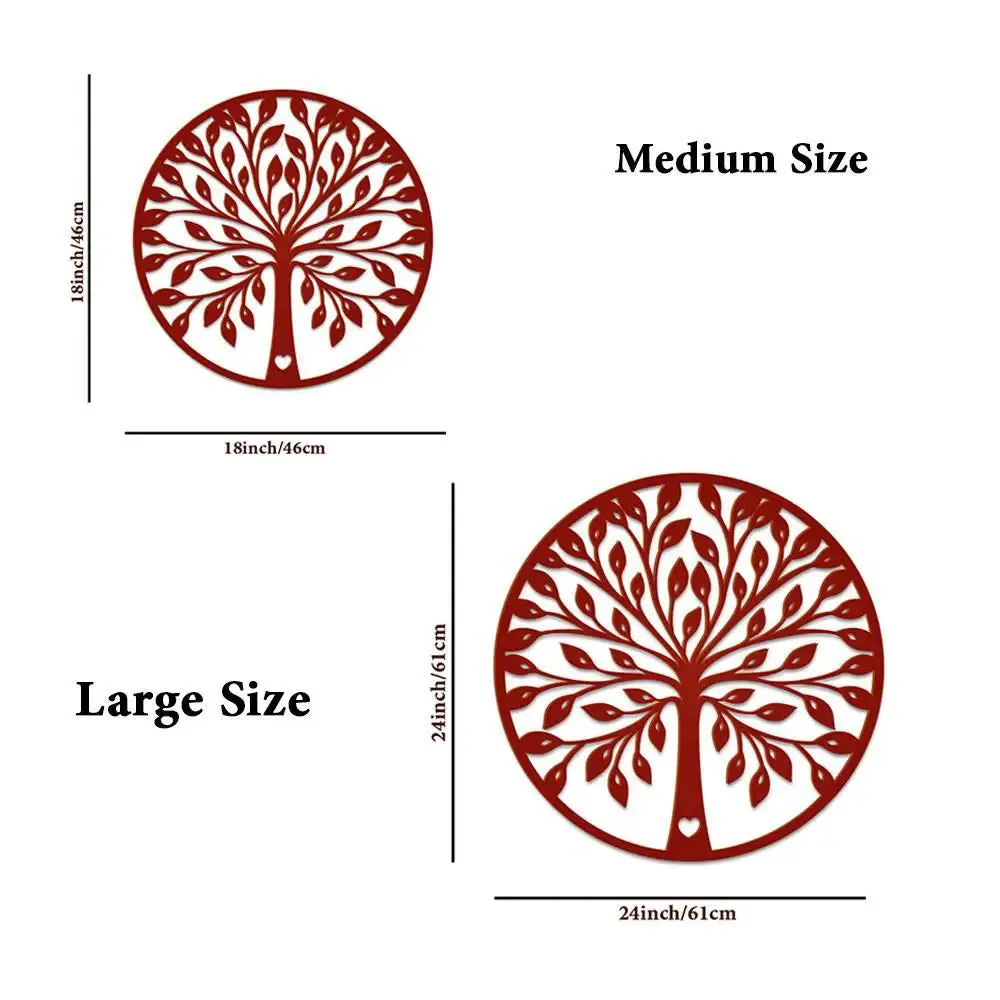 Beautiful Tree Design Wooden Wall Hanging, Living Room Wooden Wall Decoration Medium(18 inch X 18 inch)