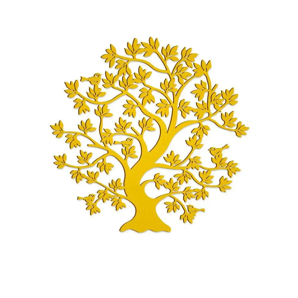 Beautiful Tree Design Wooden Wall Hanging, Living Room Wooden Wall Decoration Medium(18 inch X 18inch)