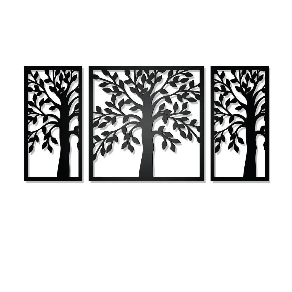 Beautiful Tree Design Wooden Wall Hanging, Living Room Wooden Wall Decoration Medium(18 inch X 40 inch)