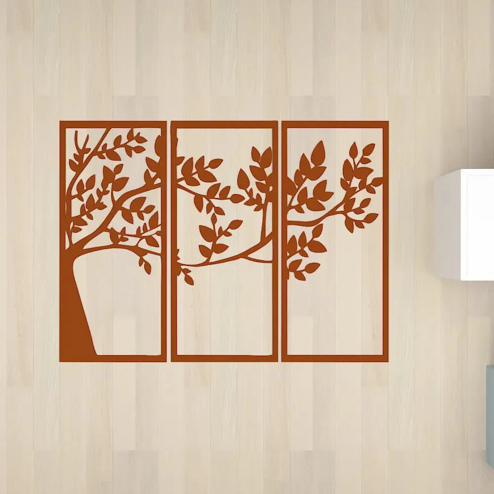 Beautiful Tree Design Wooden Wall Hanging Medium(18 inch X 26 inch)