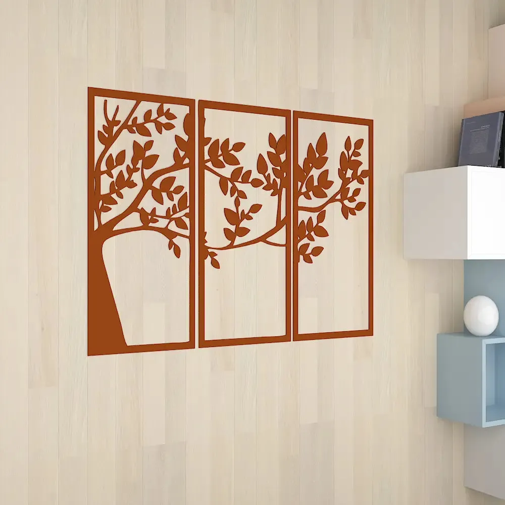 Beautiful Tree Design Wooden Wall Hanging Medium(18 inch X 26 inch)