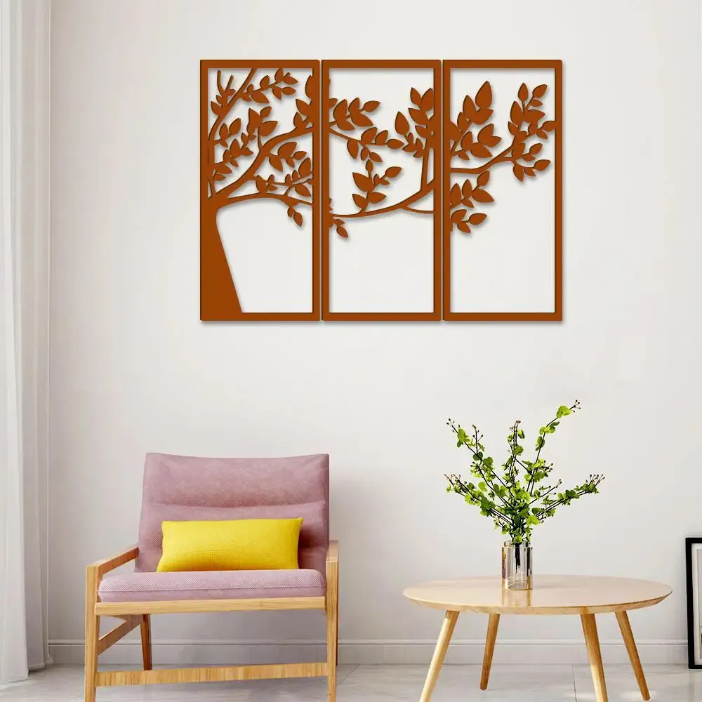 Beautiful Tree Design Wooden Wall Hanging Medium(18 inch X 26 inch)
