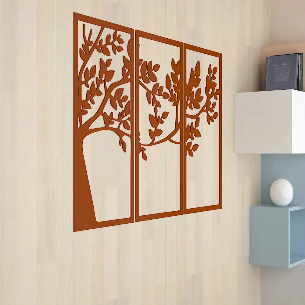 Beautiful Tree Design Wooden Wall Hanging Medium(18 inch X 26 inch)