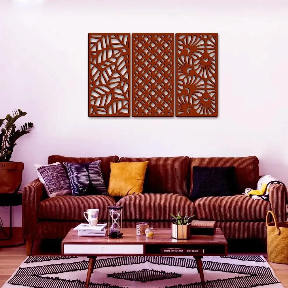 Beautiful Tree with leaf Design Wooden Wall Hanging Medium(18 inch X 26 inch)