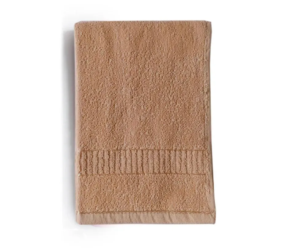Beige 400 GSM Hand Towels (Set of 6) by Lushomes
