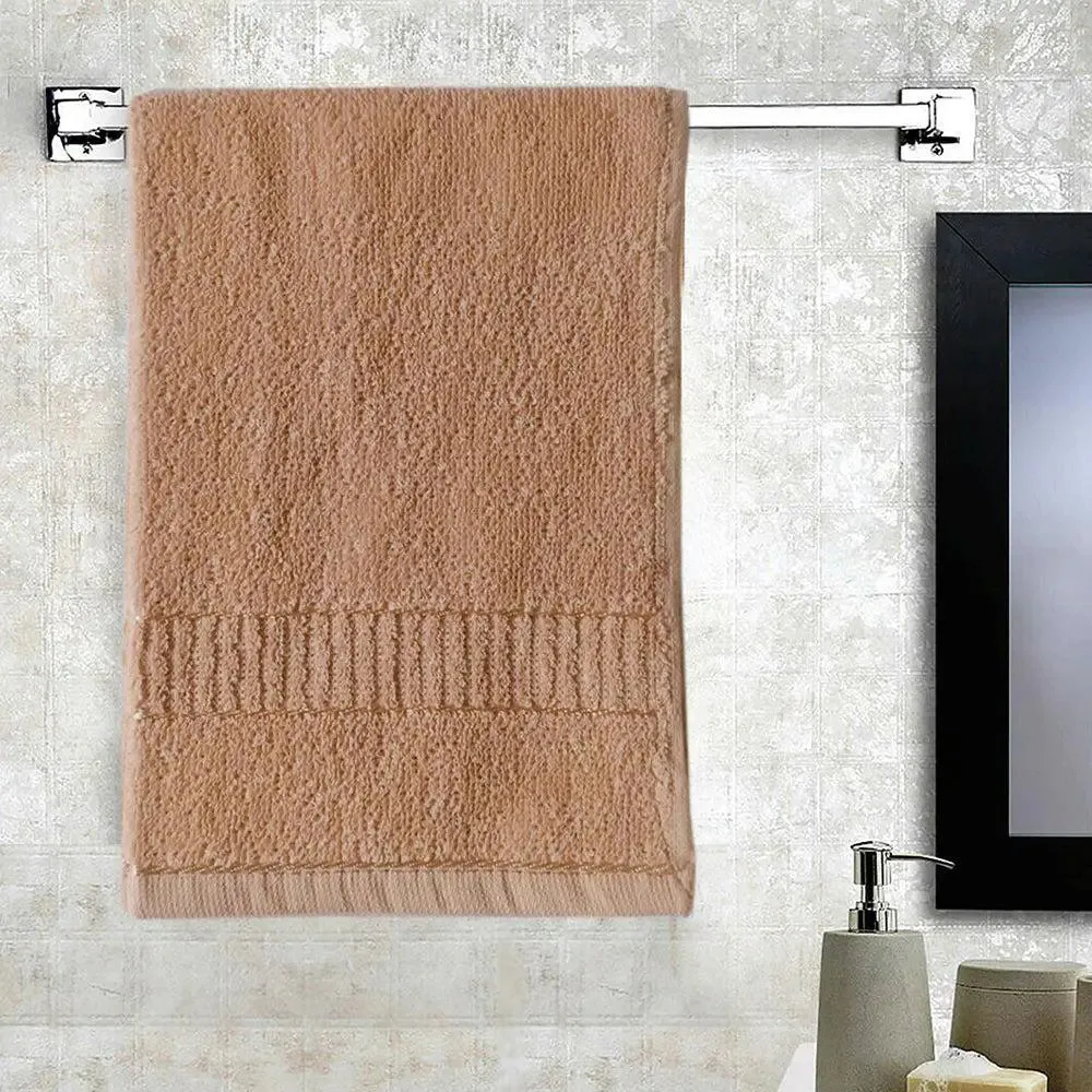 Beige 400 GSM Hand Towels (Set of 6) by Lushomes
