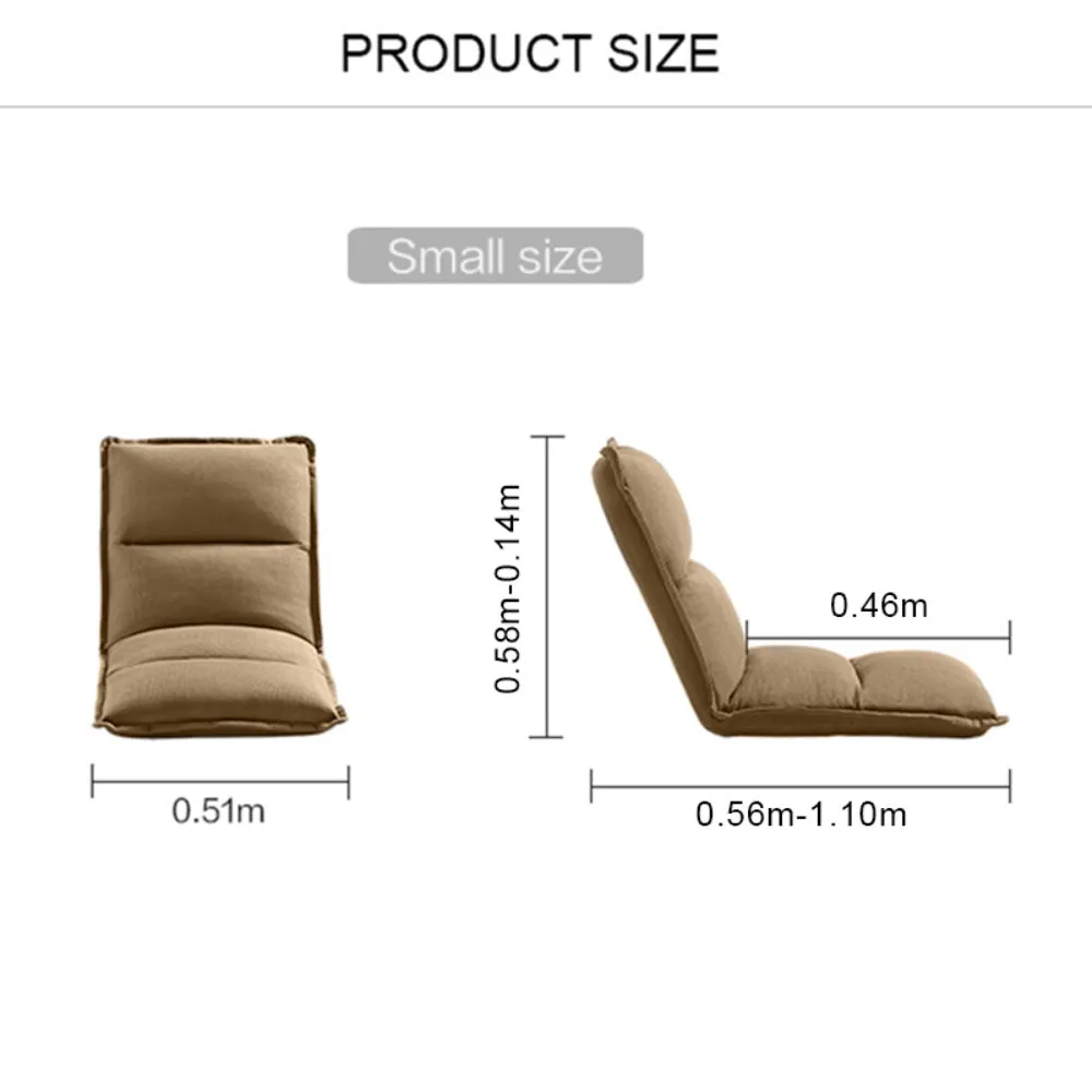 Beige Extra Comfortable Yoga Chair With Adjustable Back Rest