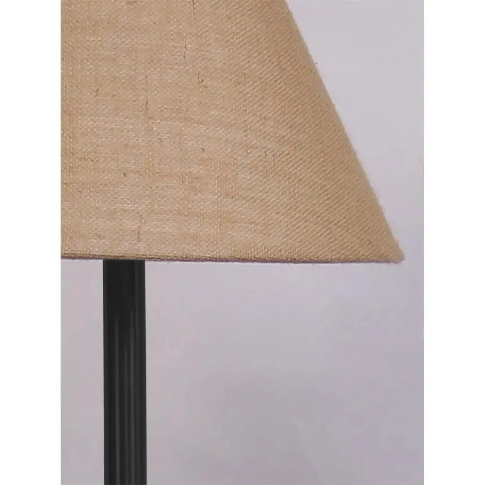 Beige Metal Standing Lamp