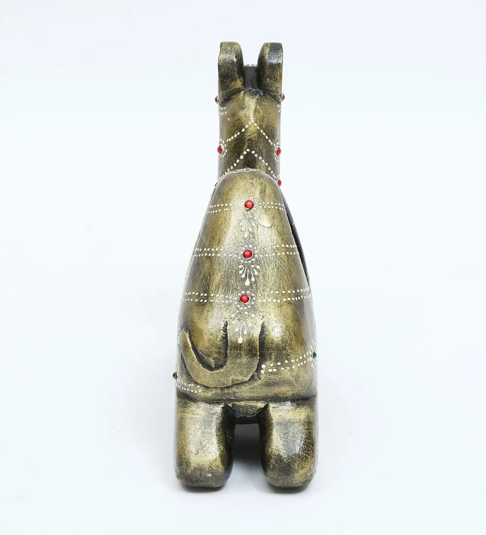 Bell Encarved In Camel Artistic Animal Figurine / Showpiece