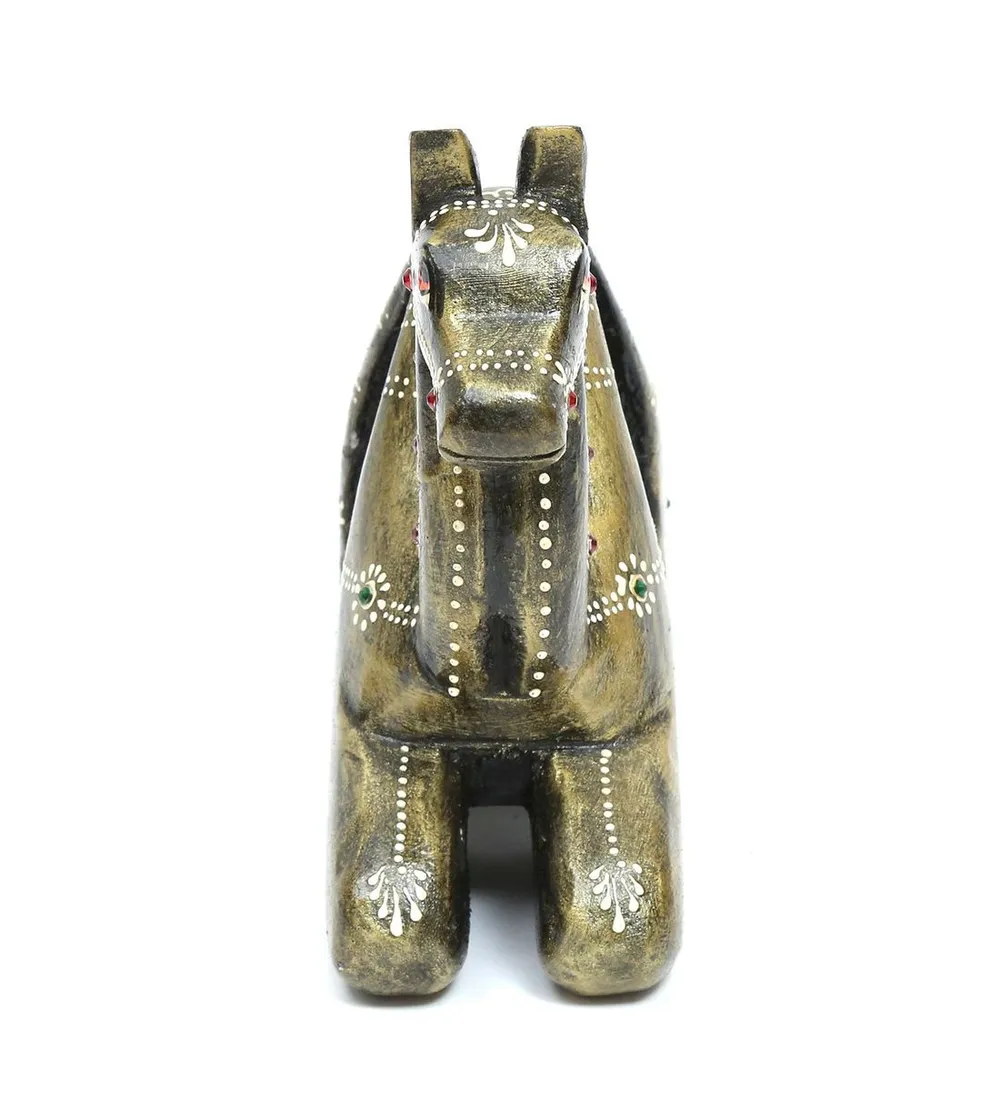 Bell Encarved In Camel Artistic Animal Figurine / Showpiece