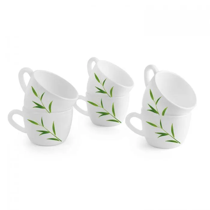 Bella Bamboo Grove Cup and Saucer Set of 6