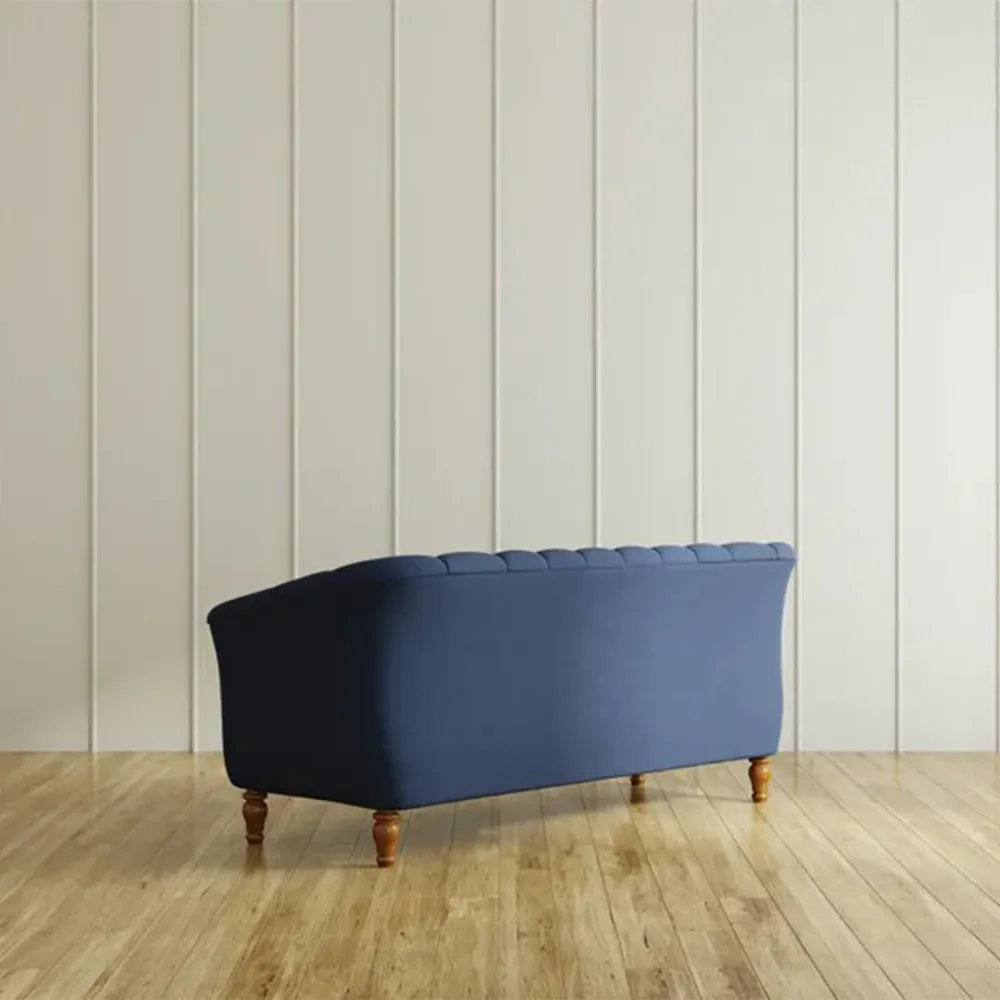 WallMantra Bianca 3 Seater Sofa in Navy Blue