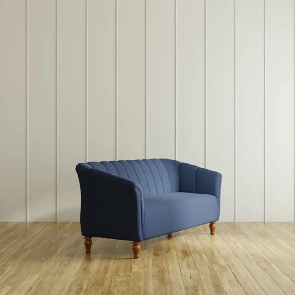 WallMantra Bianca 3 Seater Sofa in Navy Blue