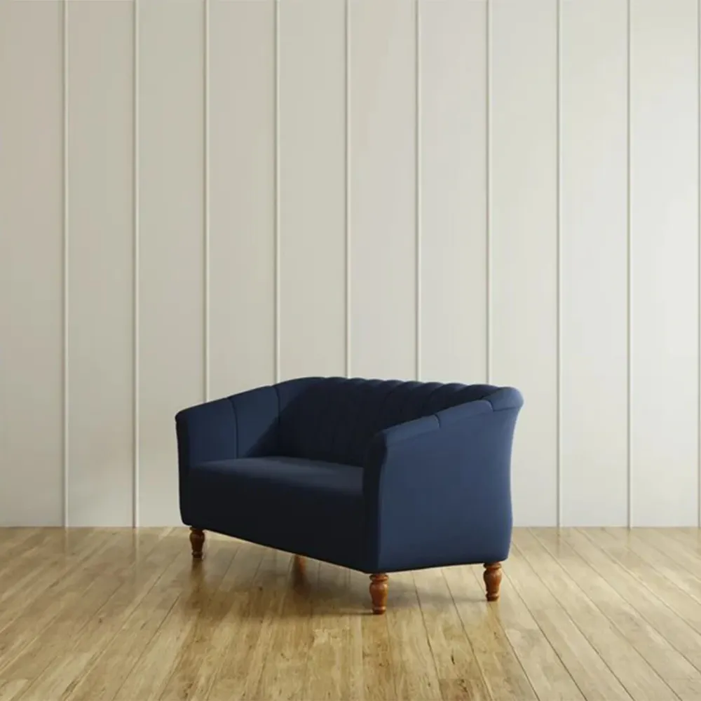 WallMantra Bianca 3 Seater Sofa in Navy Blue