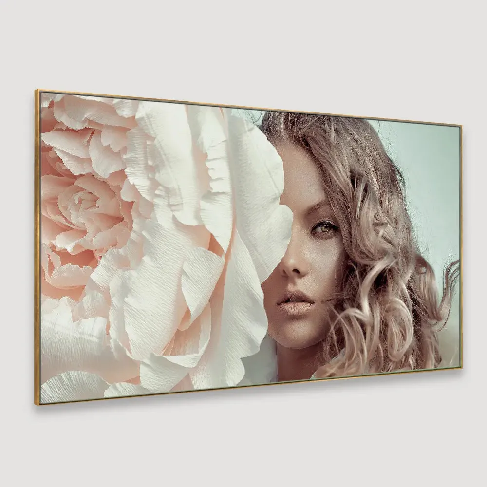 Big Bloom Fairy Framed Wall art With Floating Frame