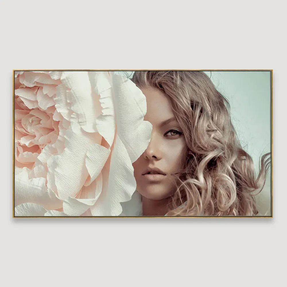 Big Bloom Fairy Framed Wall art With Floating Frame