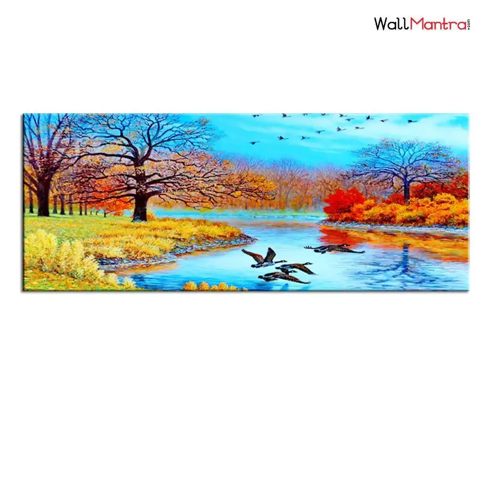 Big Nature Scenery Wall Painting Canvas Print Wall Hanging