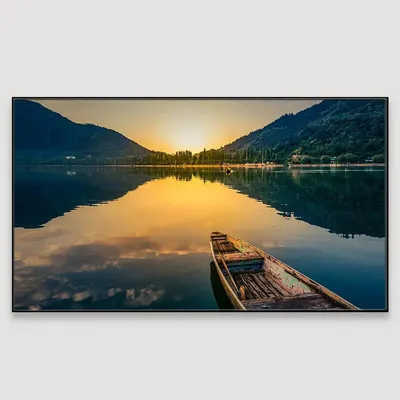 Big Panoramic Beautiful Sunrise Ocean Scenery Canvas Painting