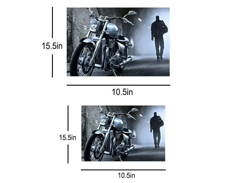 Bike Runner Laptop Skin Premium Quality (Free Size for 13 inch to 15.6 inches)