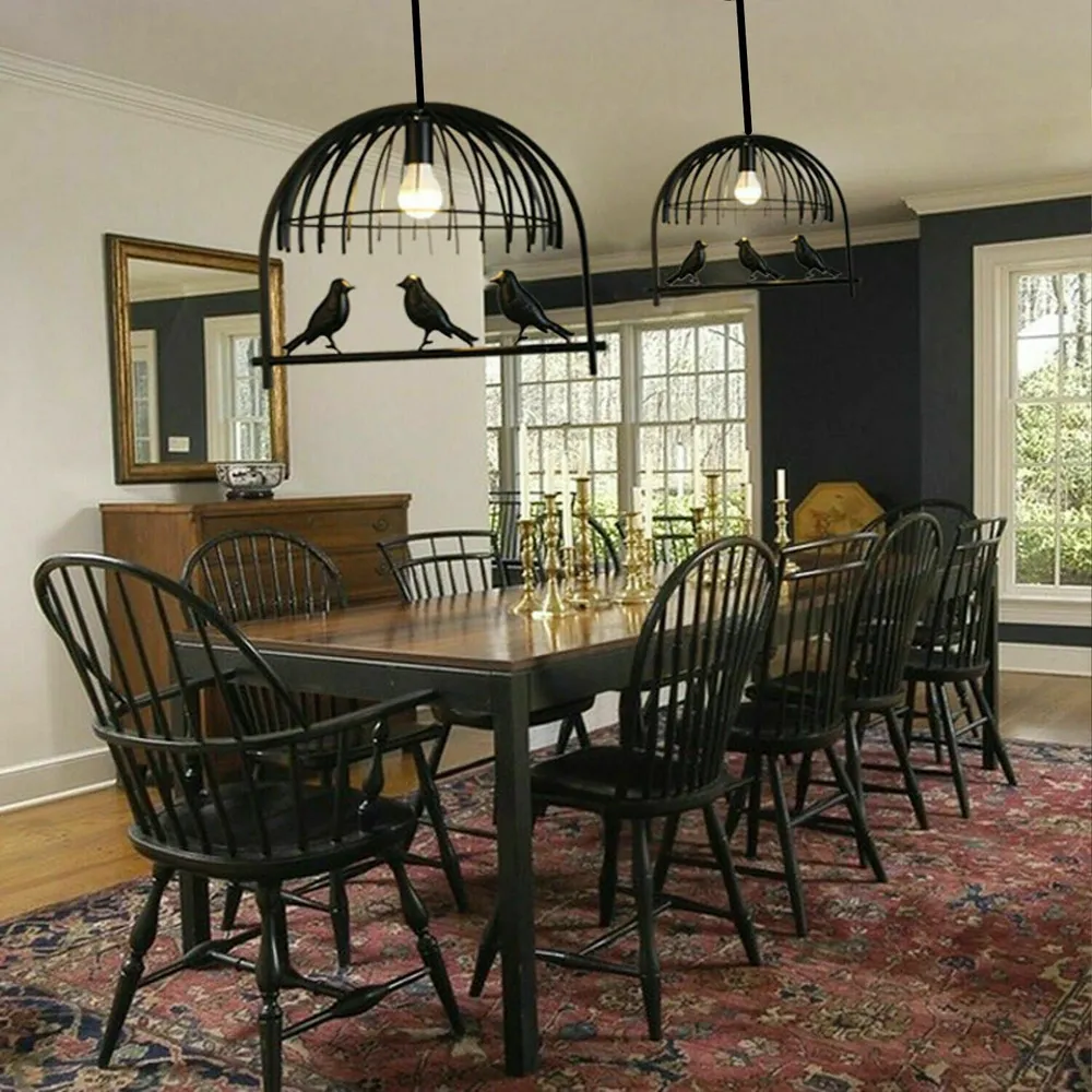 Bird Cage Motif Pretty Pendant Light (Bulb not included) Single Piece