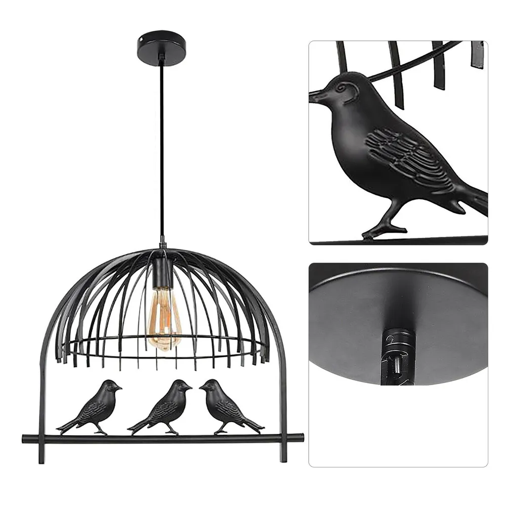 Bird Cage Motif Pretty Pendant Light (Bulb not included) Single Piece