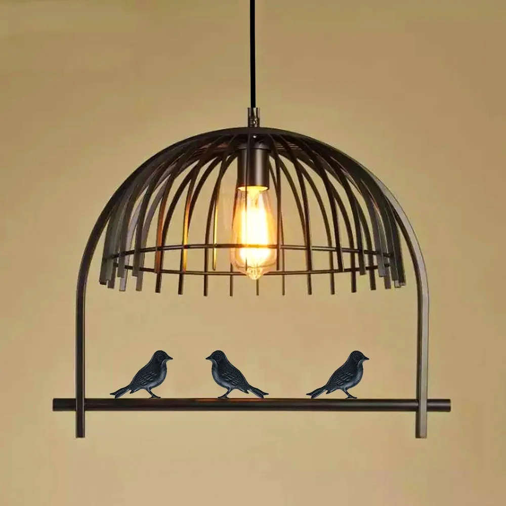 Bird Cage Motif Pretty Pendant Light (Bulb not included) Single Piece