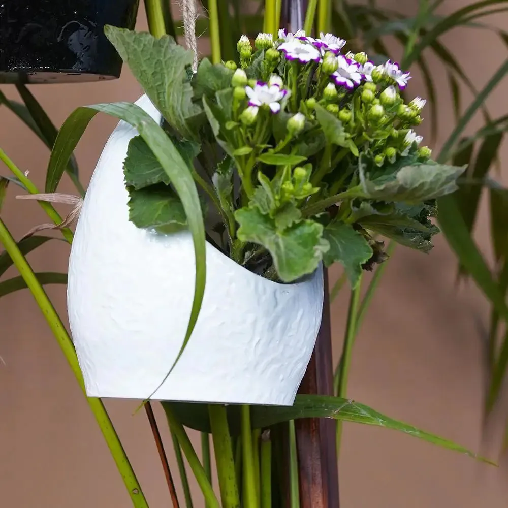 Bird Nest Hanging Planter Flower Pot for Home Decor Set of 2