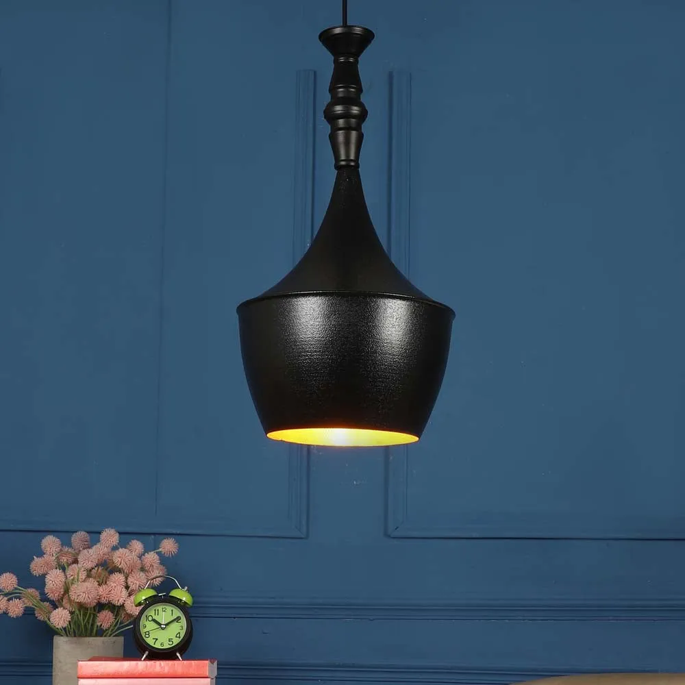 Black Aluminium Metal Designer Hanging Light