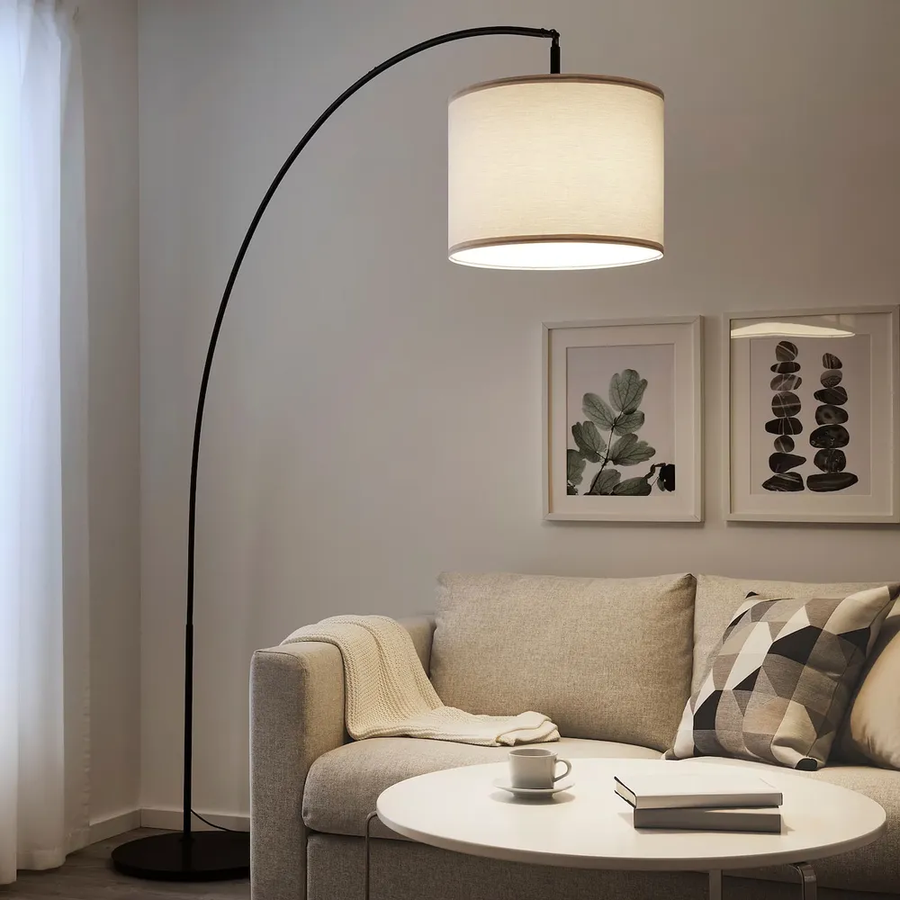 Black Arch Floor Lamp