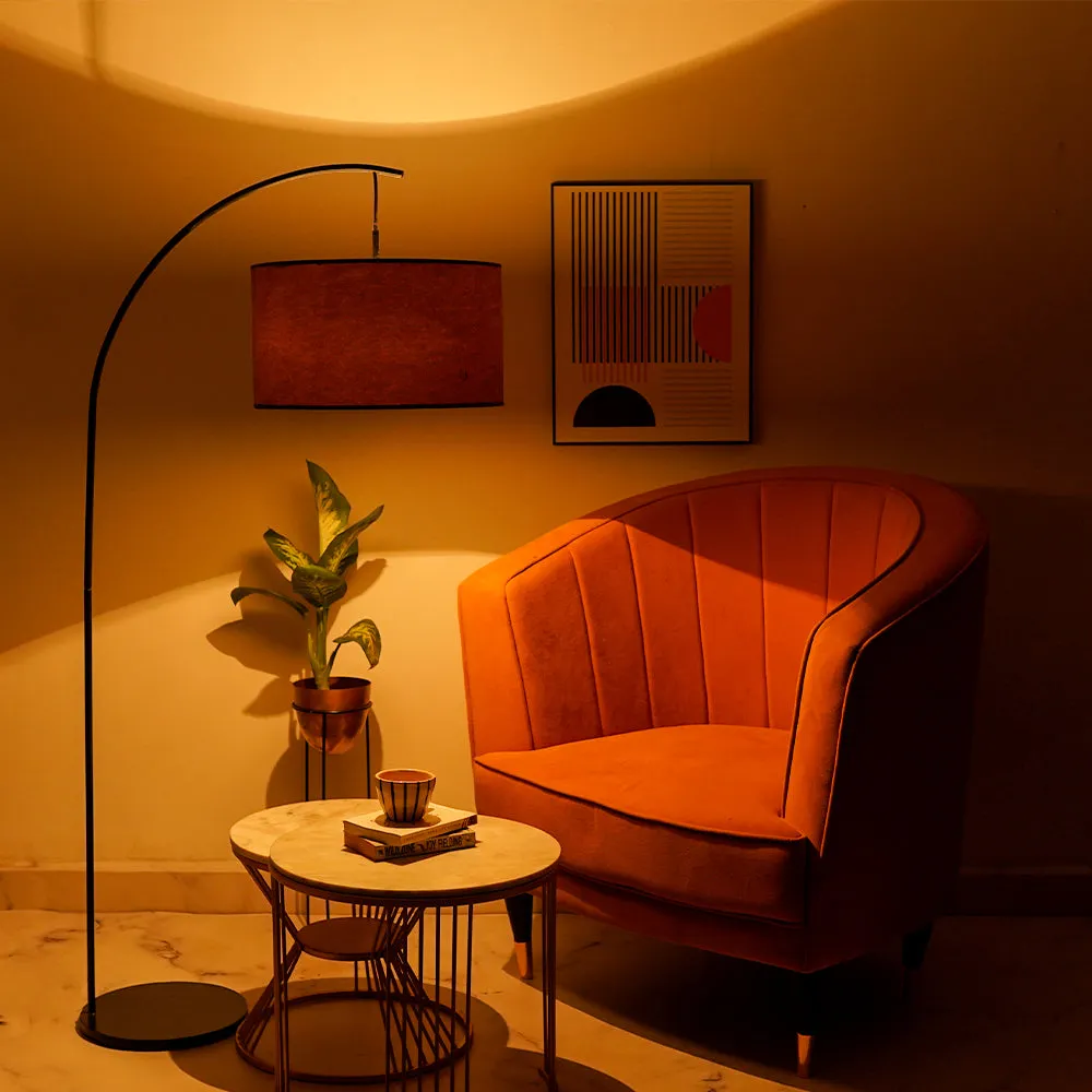 Black Arch Floor Lamp