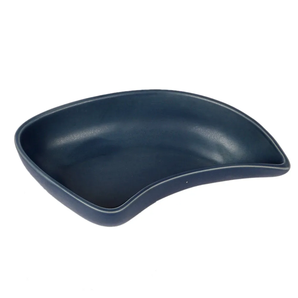Black Cashew Ceramic Platter Set Of 2