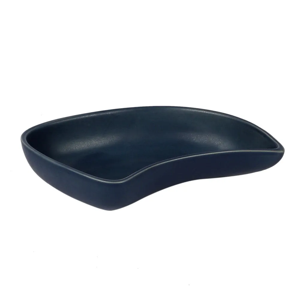 Black Cashew Ceramic Platter Set Of 2