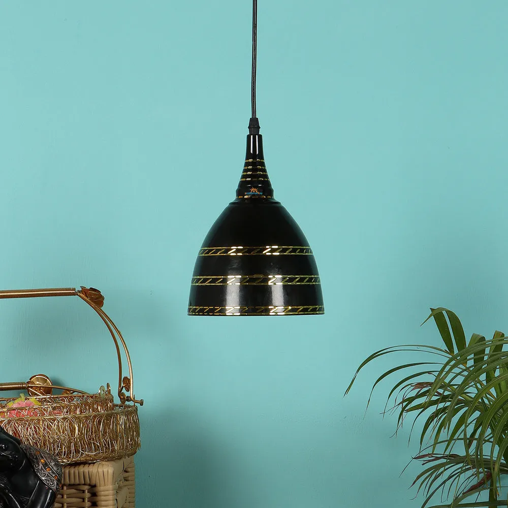 Black Metal Designer Hanging Light for Home Decor