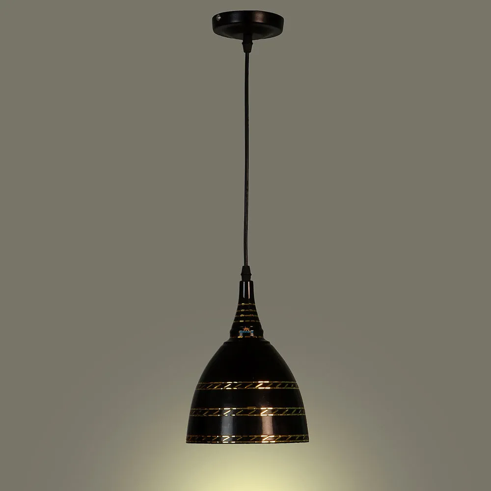 Black Metal Designer Hanging Light for Home Decor