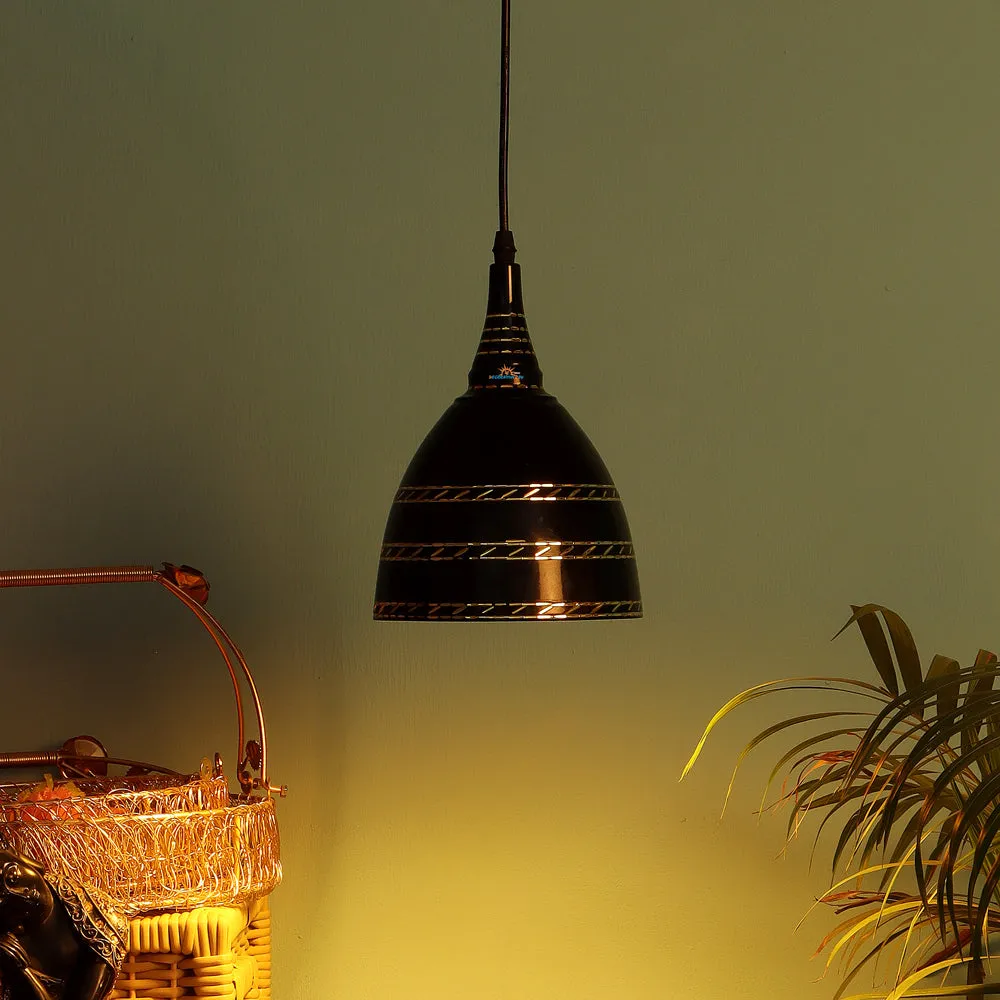 Black Metal Designer Hanging Light for Home Decor