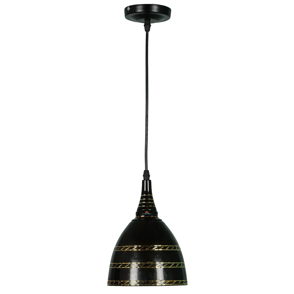 Black Metal Designer Hanging Light for Home Decor
