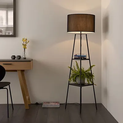 Black Tripod Floor Lamp