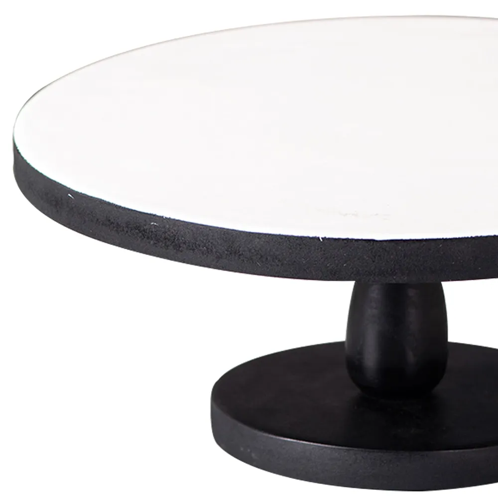 Black & White Classic MDF Cake Stand