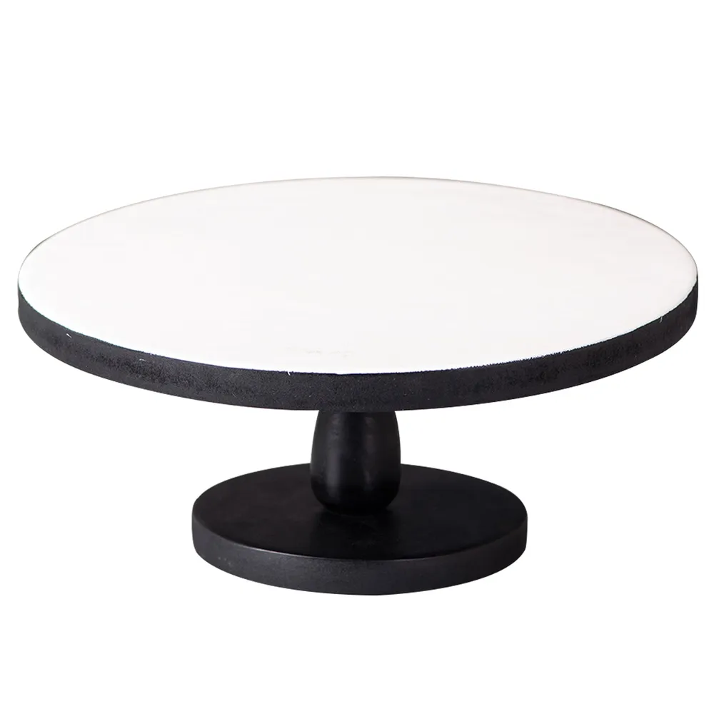 Black & White Classic MDF Cake Stand