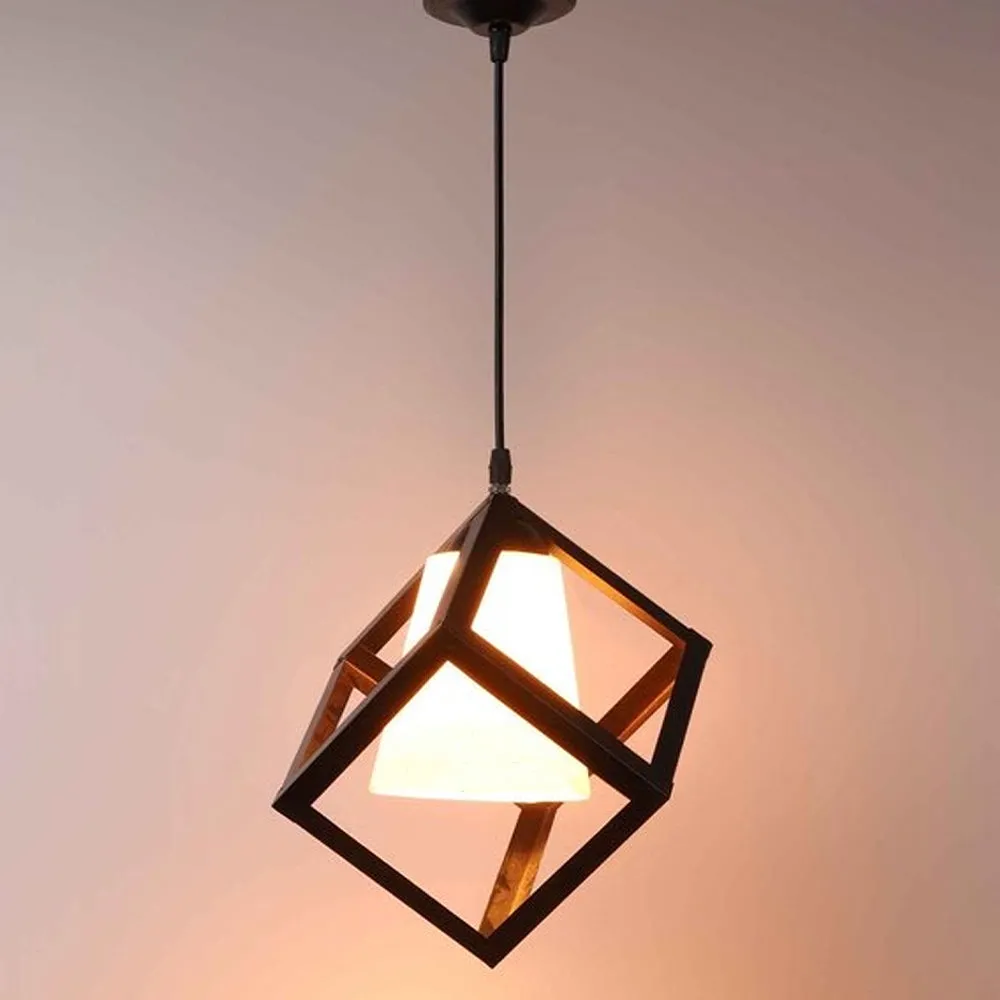 Black & White Designer Cubic Hanging Light