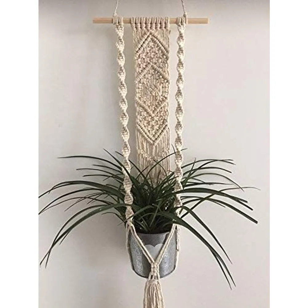 Blend Of Pattern Traditional Cotton Plant Hanger
