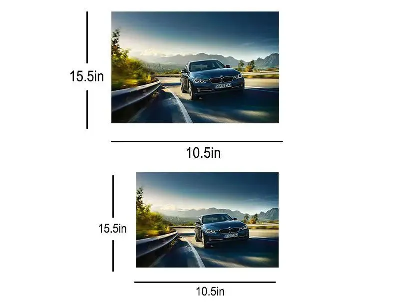 Blue BMW Laptop Skin Premium Quality (Free Size For 13 Inch To 15.6 Inch)