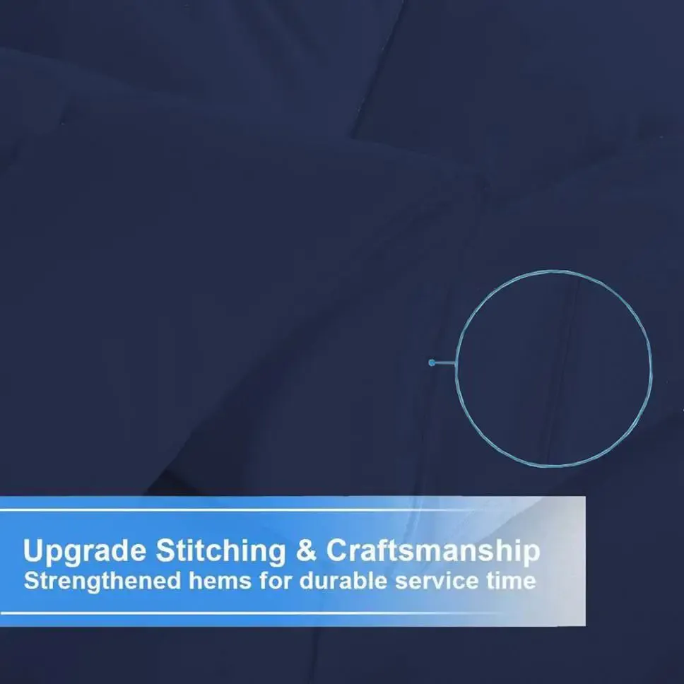 Blue Densely Quilted Double Bed Comforter