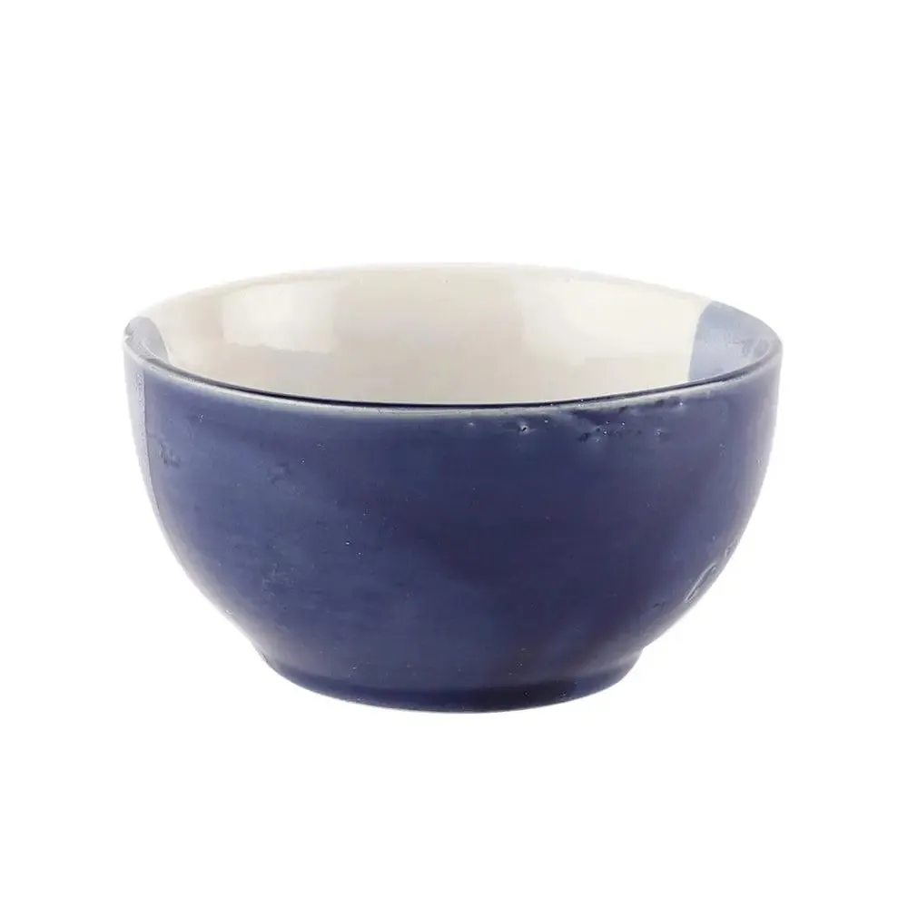 Blue Gradiants Hand Painted Ceramic Bowl Set Of 6