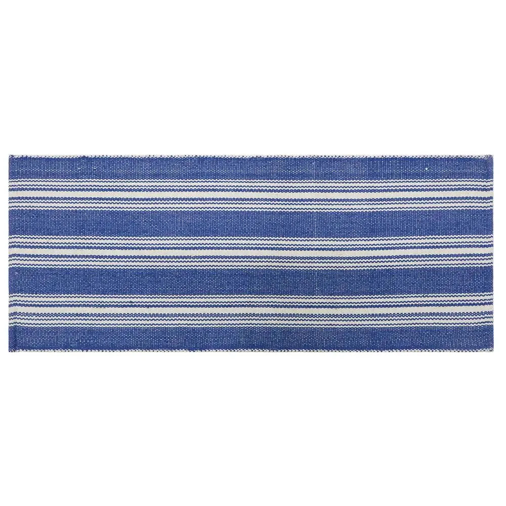 Blue Striped Cotton Yogamat