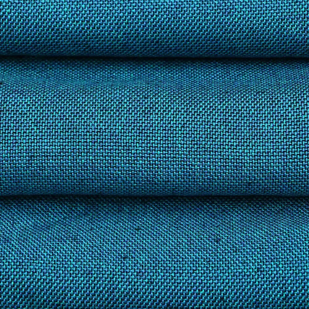 Blue Textured Classic Polyester Placemat Set Of 4