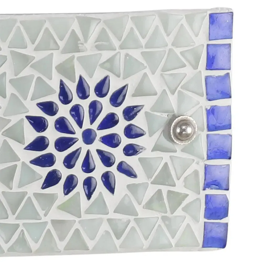 Blue Toned Bathroom Light