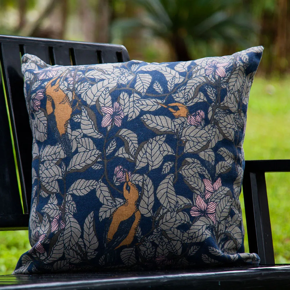 Blueberry Bird Cushion Cover