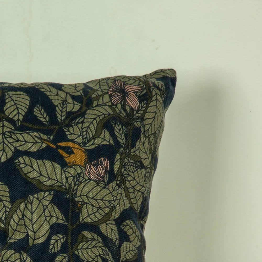 Blueberry Bird Cushion Cover